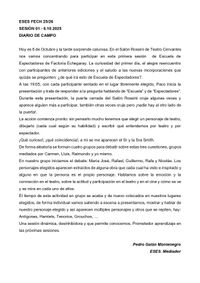 SESI&Oacute;N 01 (diario de Pedro Gal&aacute;n, mediador)