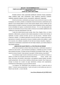 SESI&Oacute;N 05 (diario Inma, mediadora.).