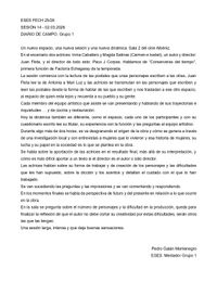 SESI&Oacute;N 14 (diario de Pedro Gal&aacute;n, mediador)_.