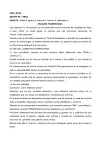 SESI&Oacute;N 16 (diario de Carmen navas, mediadora)._