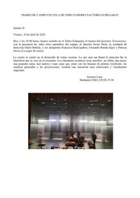 SESI&Oacute;N 17 (diario de Antonio Luna, mediador)._