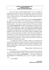 SESION 03 (diario de Inma, mediadora)